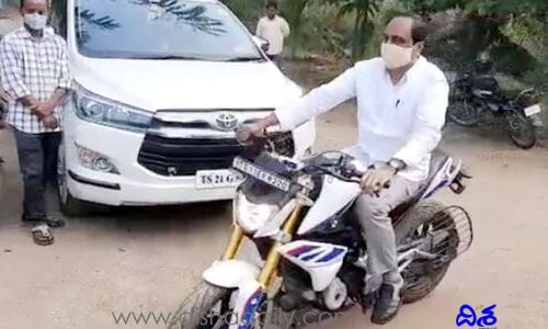సరదా తీర్చుకున్న ఎమ్మెల్యే సంజయ్ కుమార్