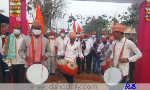 బెజ్జూర్ నుంచి చెప్రాలకు మహా పాదయాత్ర ప్రారంభం