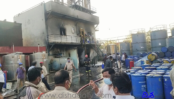 ఎరిన్ లైఫ్ సైన్సెస్ పరిశ్రమలో అగ్నిప్రమాదం ఎరిన్ లైఫ్ సైన్సెస్ పరిశ్రమలో అగ్నిప్రమాదం