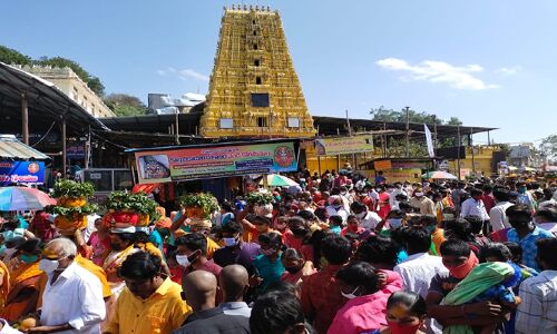 కొమురవెల్లిలో ఘనంగా లష్కర్ వారం బ్రహ్మోత్సవాలు