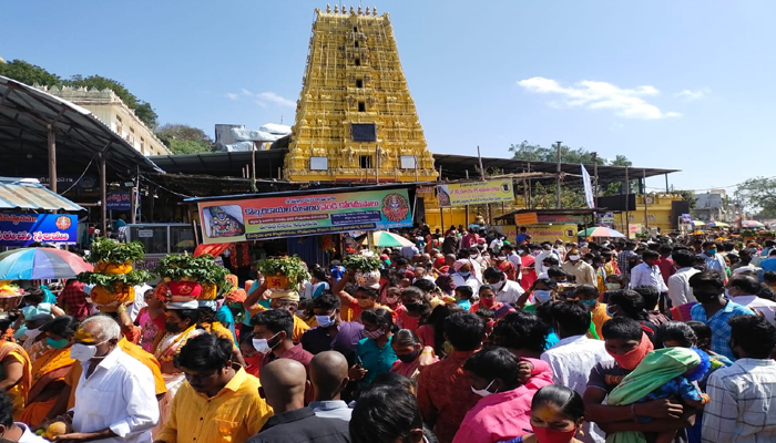 కొమురవెల్లిలో ఘనంగా లష్కర్ వారం బ్రహ్మోత్సవాలు