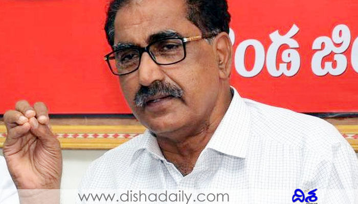 కార్యదర్శి పదవి కిరీటం కాదు.. తమ్మినేని వీరభద్రం ఆసక్తికర వ్యాఖ్యలు కార్యదర్శి పదవి కిరీటం కాదు.. తమ్మినేని వీరభద్రం ఆసక్తికర వ్యాఖ్యలు