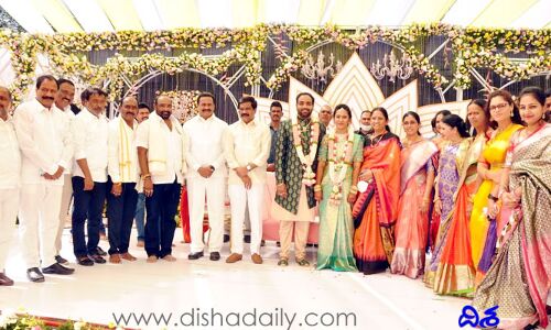 ఘనంగా మున్సిపల్ చైర్మన్ నిశ్చితార్థం.. హాజరుకాలేకపోయిన ఎమ్మెల్సీ కవిత