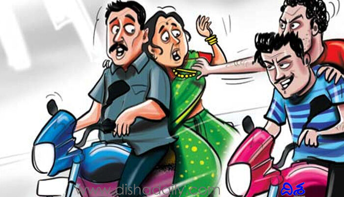 మహిళ మెడలో వాటిని అపహరణ! మహిళ మెడలో వాటిని అపహరణ!