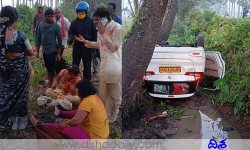 కొత్త జంటకు తప్పిన ప్రమాదం.. రాత్రి పెళ్లి.. పొద్దున యాక్సిడెంట్