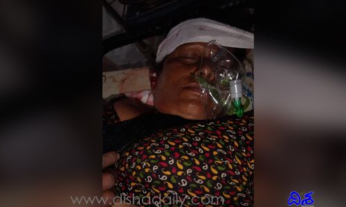 బైకుపై నుండి పడిన మహిళ.. పరిస్థితి విషమం 