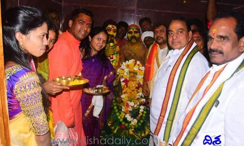 తెరాస పాలనలోనే ఆలయాల అభివృద్ధి: మంత్రి ఇంద్రకరణ్ రెడ్డి