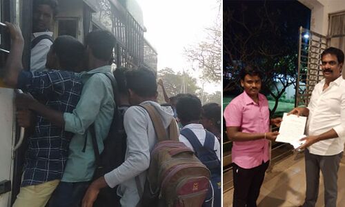మా ఊర్లకు బస్సులు లేవు సారూ.. ఎమ్మెల్యేకు వినతి