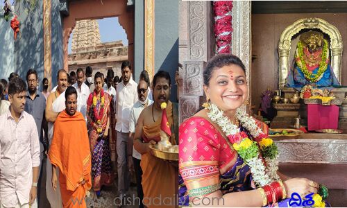 జోగులాంబ క్షేత్రంలో నగరి ఎమ్మెల్యే రోజా..