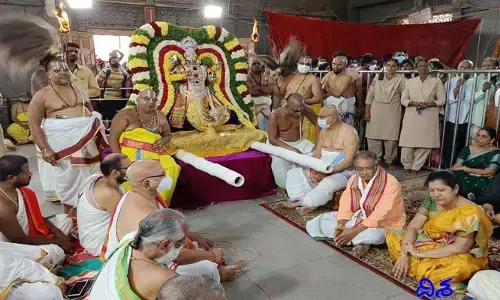 యాదాద్రిలో కొనసాగుతున్న బ్రహ్మోత్సవాలు
