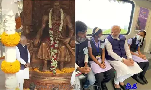 పూణే మెట్రో ప్రాజెక్టును ప్రారంభించిన ప్రధాని మోడీ
