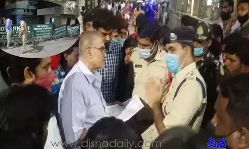 హైకోర్టు ఆదేశాలు బేఖాతర్.. గడ్డి అన్నారం పండ్ల మార్కెట్ వద్ద ఉద్రిక్తత