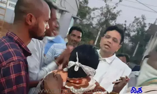 ఏఎల్పీ గనికి ఎమ్మెల్యే శ్రీధర్ బాబు.. బాధిత కుటుంబాలకు పరామర్శ