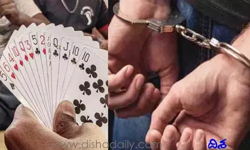 పేకాట స్థావరంపై పోలీసుల ఉక్కుపాదం.. 8 మంది అరెస్ట్