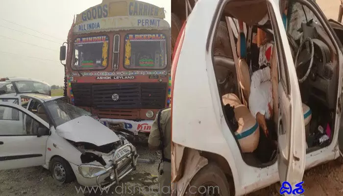 శుభకార్యానికి వెళ్లిన కుటుంబం.. తిరిగి వస్తుండగా దారుణం శుభకార్యానికి వెళ్లిన కుటుంబం.. తిరిగి వస్తుండగా దారుణం