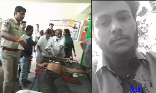 గొంతు కోసుకుని యువకుడు ఆత్మహత్యాయత్నం..సెల్ఫీ వీడియో చిత్రీకరణ