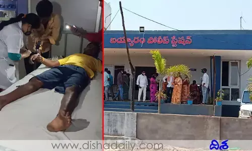 ఆ పోలీస్ స్టేష‌న్‌లో నిందితుడిపై థ‌ర్డ్ డిగ్రీ ప్రయోగం..?