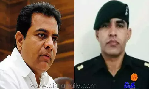 మంత్రి కేటీఆర్ కు రిటైర్డ్ ఆర్మీ జవాన్ స్ట్రాంగ్ కౌంటర్