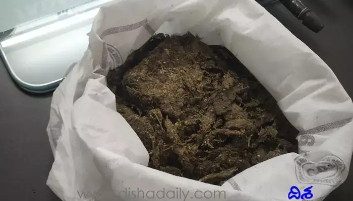 అక్రమంగా గంజాయి తరలిస్తున్న వ్యక్తి అరెస్టు