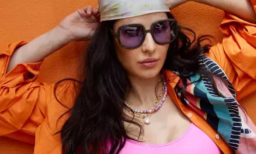 Katrina Kaif in Pink Casual Beachwear.. Check Out The Actress Sexy Bikini Looks