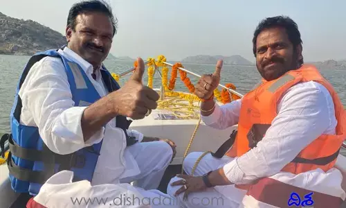 కోయిల్ సాగర్ జల విహార యాత్రలో.. మంత్రి శ్రీనివాస్ గౌడ్