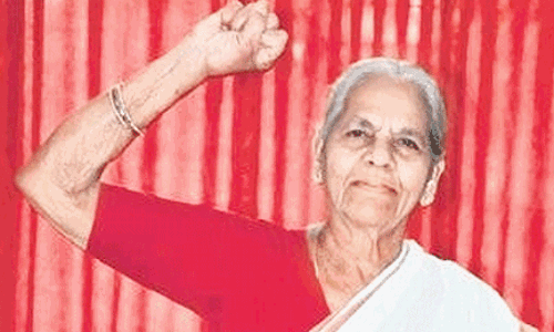 నివాళి:గర్జించిన మల్లు స్వరాజ్యం