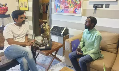 వినూత్నంగా అభిమానం చాటుకున్న అభిమాని.. అర ఎకరంలో రామ్ చరణ్ చిత్రం