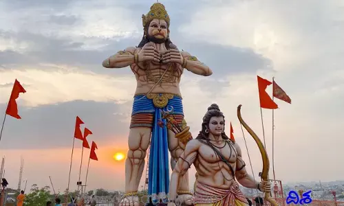 శోభాయాత్రకు సిద్ధమవుతోన్న ఆకాశ్‎పురి హనుమాన్