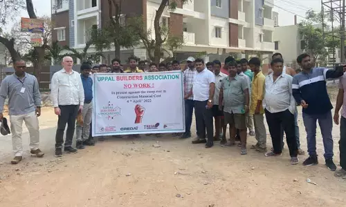 వర్క్ డౌన్ చేసిన బిల్డర్లు.. పెరిగిన ధరలపై ఆందోళన