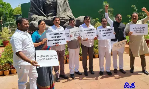 లోక్‌సభ నుంచి టీఆర్ఎస్ ఎంపీల వాకౌట్