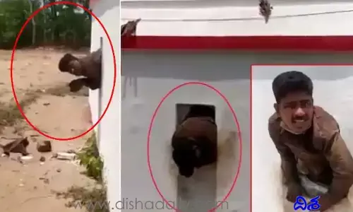 కొంపముంచిన దొంగతనం.. అలా ఇరుక్కుపోయాడు