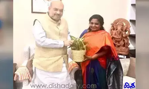 బ్రేకింగ్ న్యూస్.. మరికాసేపట్లో అమిత్ షా తో గవర్నర్ తమిళిసై బేటి..?