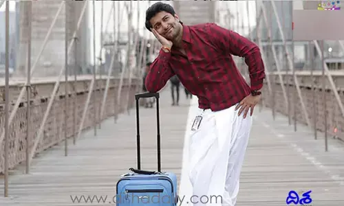 Nani: అమెరికా వీధుల్లో నాని.. పంచకట్టులో పాట్లు