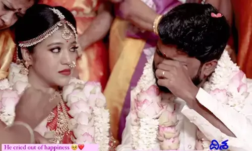 పెళ్లిలో ఏడ్చేసిన వరుడు.. Viral Video