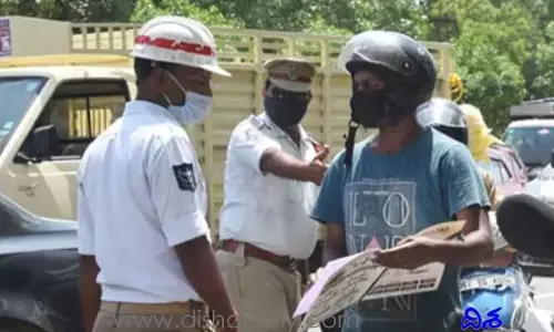 సమ్మర్​ ఎఫెక్ట్.. ట్రాఫిక్ పోలీసుల ఇక్కట్లు