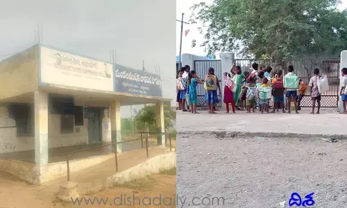 అక్కడ మూత.. ఇక్కడ గేటు బయట.. ఆ జిల్లాలో తెరుచుకొని బడులు