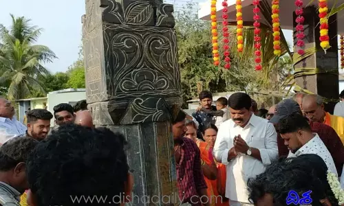 భద్రాద్రిలో ఘనంగా విగ్రహ ప్రతిష్ఠ.. హాజరు కానున్న మాజీ ఎమ్మెల్యే పాయం