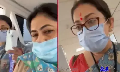 కాంగ్రెస్ మహిళా నేతకు కేంద్ర మంత్రి స్మృతి ఇరానీ కౌంటర్
