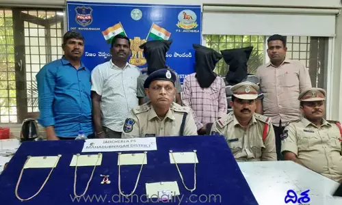 చైన్ స్నాచింగ్ గ్యాంగ్ అరెస్ట్.. జాతరలే వీరి టార్గెట్..