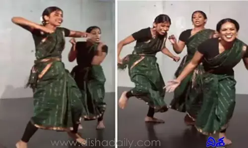 భ‌ర‌త‌నాట్యం, హిప్‌హాప్ క‌లిస్తే.. అమ్మాయిల‌ కిర్రాక్ డ్యాన్స్ వీడియో
