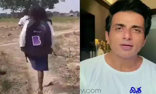 ఒక‌టే కాలితో గెంతుతూ బ‌డికెళ్లే పాప‌.. ఆమెకు సోనూసూద్ ఈ ప్రామిస్‌..?! (వీడియో)