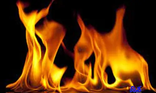 Furniture Godown Gutted In LB Nagar Due to Massive fire Accident