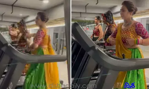 ట్రెడ్‌మిల్‌పైన‌ డ్యాన్స్ ప్రాక్టీస్..?! ఈ అమ్మాయిలు అదుర్స్ (వీడియో)