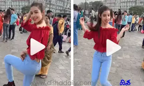ముంబయ్ తాజ్ హోట‌ల్ ద‌గ్గ‌ర‌ బాంబ్ ఆగ‌యా అంటూ ఎగిరిన యువ‌తి.. నివ్వెర‌పోయిన జ‌నం! (వీడియో)