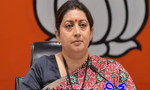 Congress Protest To Save 2000 Crores of Gandhis: Smriti Irani