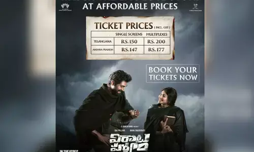 Virata Parvam Movie Ticket Prices