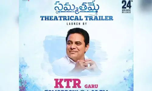 Sammathame movie trailer to be launched by minister KTR