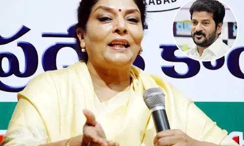 Case Filed Against Congress Leader Renuka Chowdhury For Grabbing cops collar