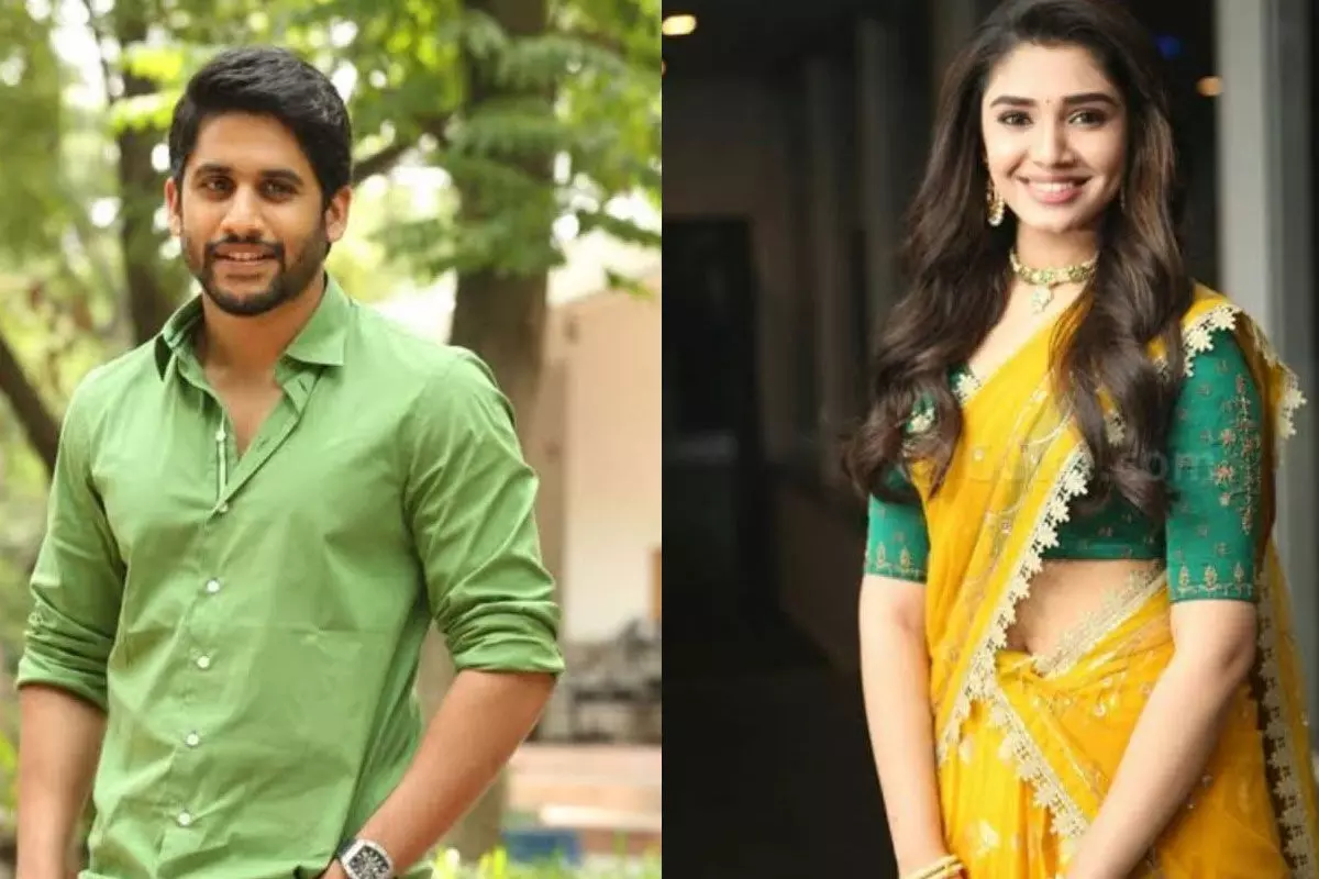 Krithi Shetty Is To Share Screen With Naga Chaitanya Again Krithi Shetty Is To Share Screen With Naga Chaitanya Again