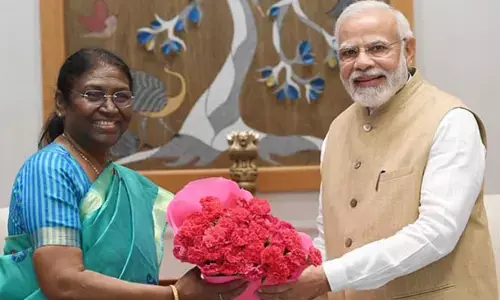 NDAs Presidential Candidate Draupadi Murmu Meets PM Modi